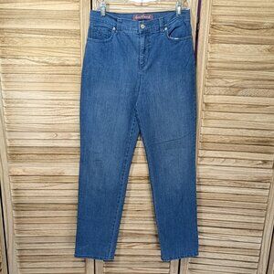 Gloria Vanderbilt Jeans Amanda Blue Denim Pants Size 8 Average